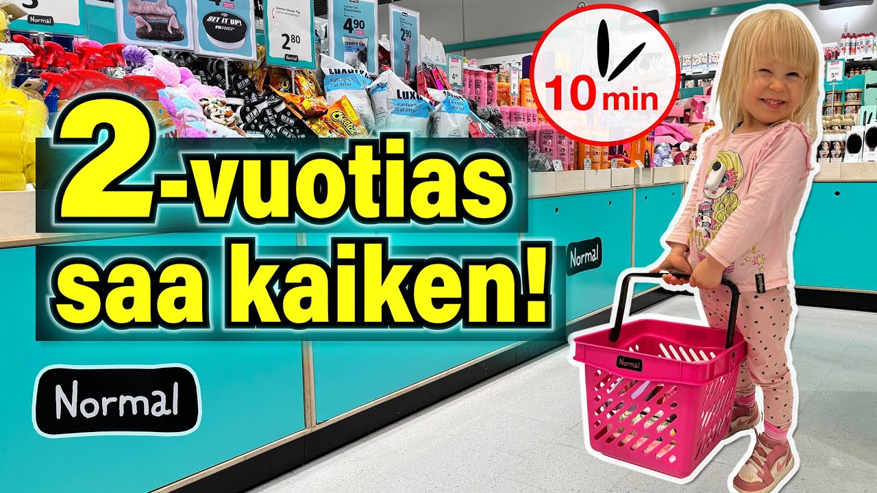 2 vuotias saa kaiken Normalista!