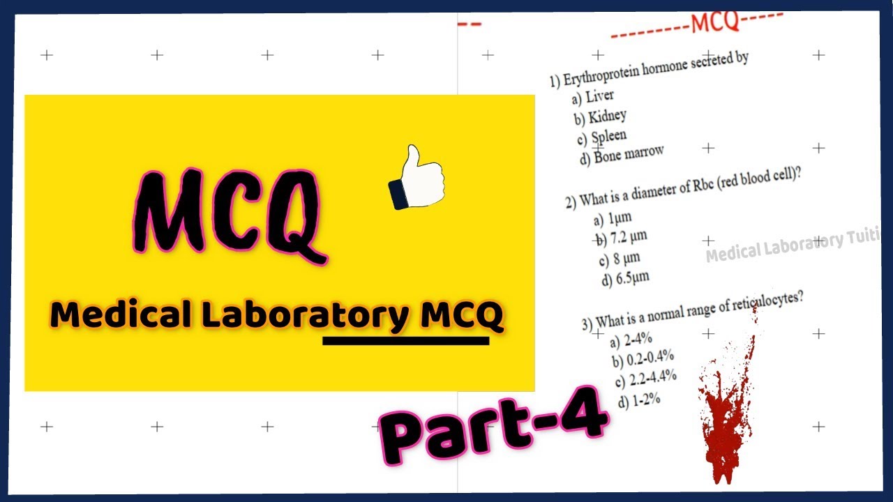 MLT mcq || medical lab technology mcq question || Part-4
