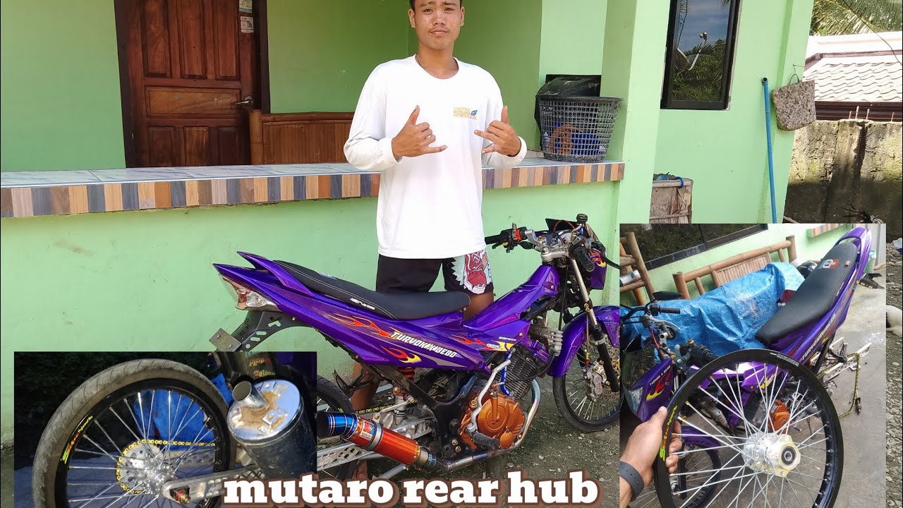 raider150 Malaysian dragbike build😈 install brakeless rear hub #raider150carb @bosbebo