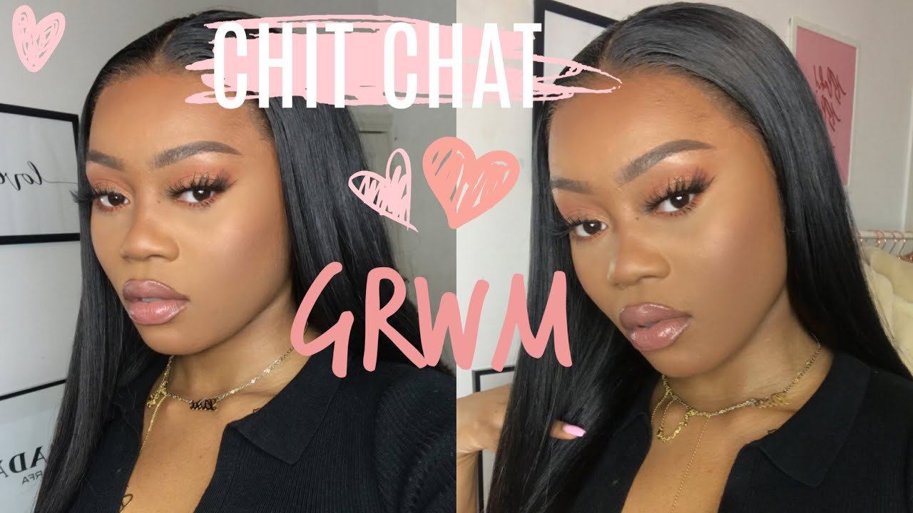 CHIT CHAT GRWM | INFLUENCER? | BROKE? FT BEST AFFORDABLE STRAIGHT HAIR WIGGINS HAIR