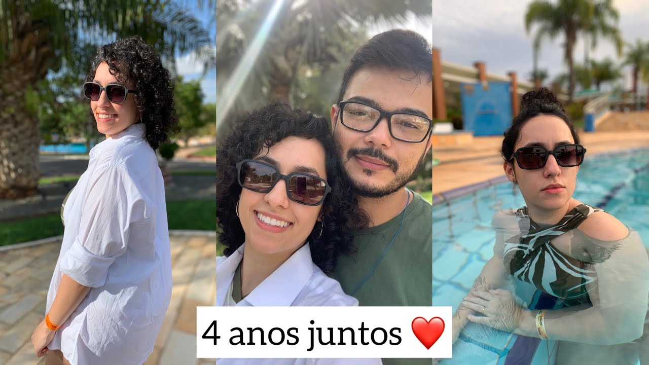 Comemorando 4 anos juntos no Hotel Sesc Caldas Novas - Goiás
