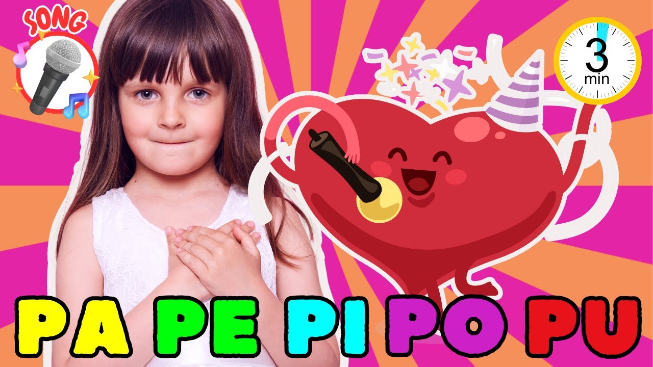 LETTERA P | SILLABE PA PE PI PO PU | CANZONE PER BAMBINI DAI 3 AI 7 ANNI | VIDEO EDUCATIVO