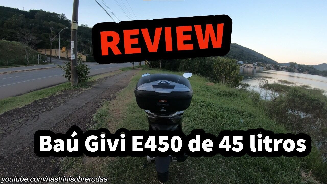 REVIEW BAÚ GIVI E450 - 45 litros