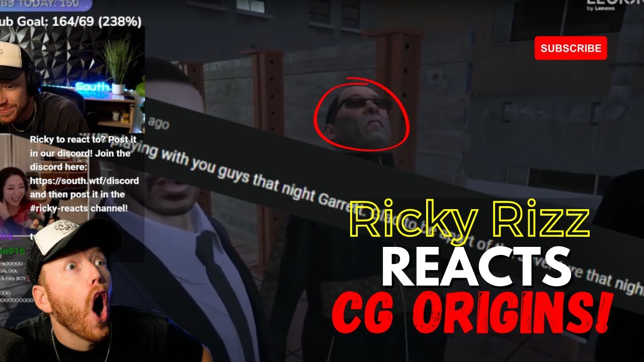 Реакция Рики Ризза на CG Origins! 😱 #gtarp