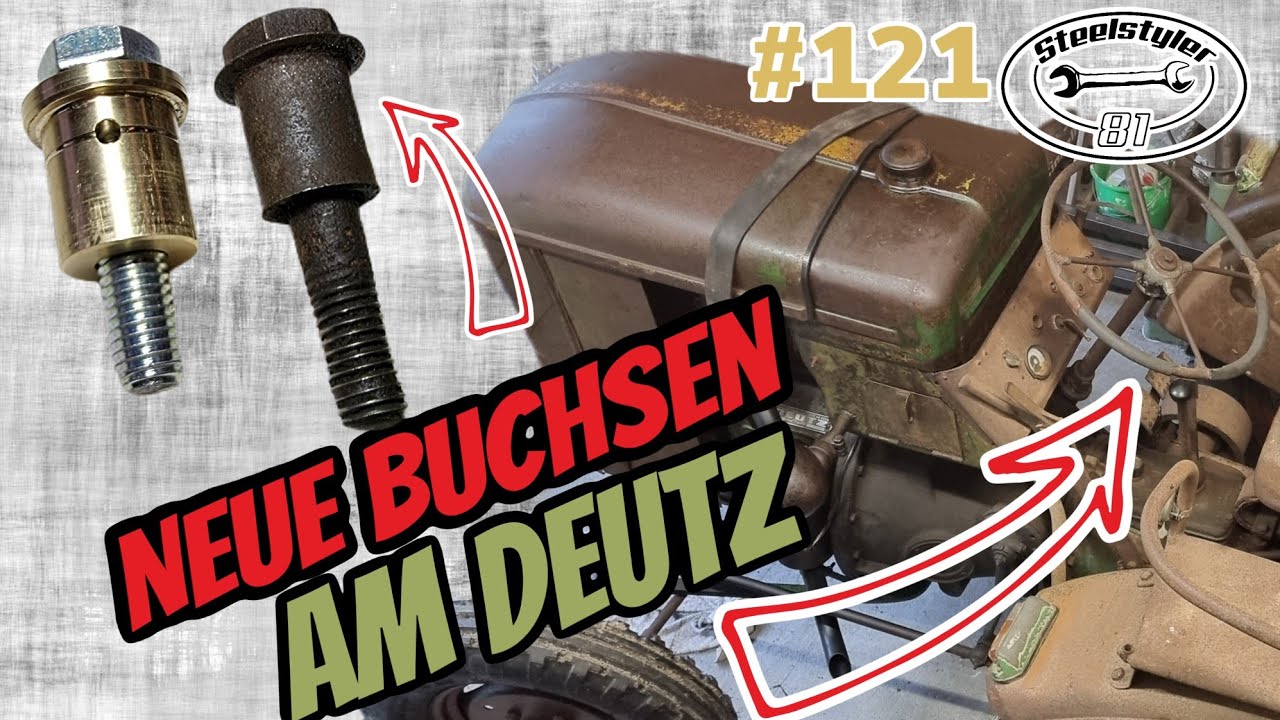 Gaspedal neu lagern und neues Lenkrad  Restauration am #Deutz 514  #Vlog 121