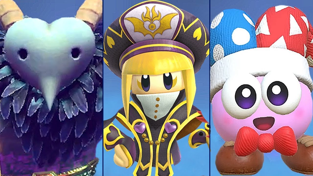 What Will Happen If The Bosses in Kirby Star Allies Join Forces To Battle Kirby? (Glitches)