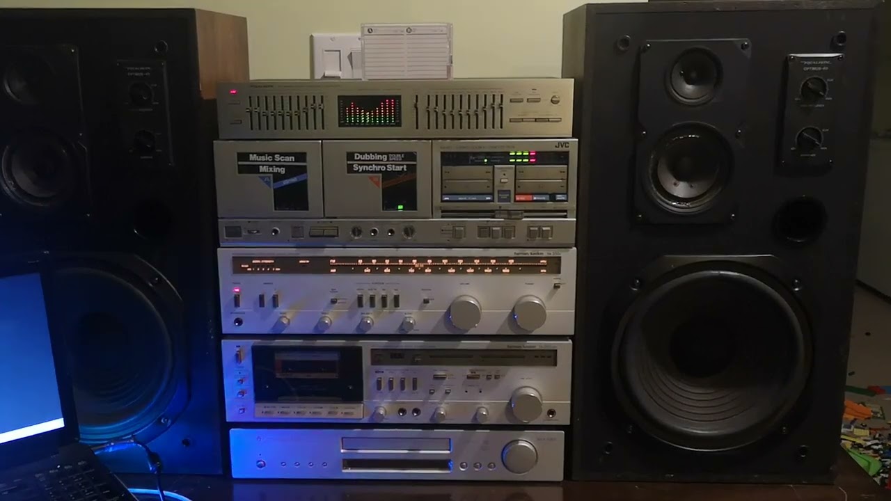 JVC K D W 7 -Very rare double cassette tape deck