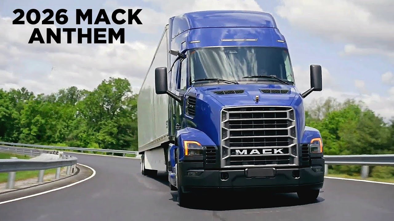 All New 2026 Mack Anthem truck revealed - Meet the new king of US roads!