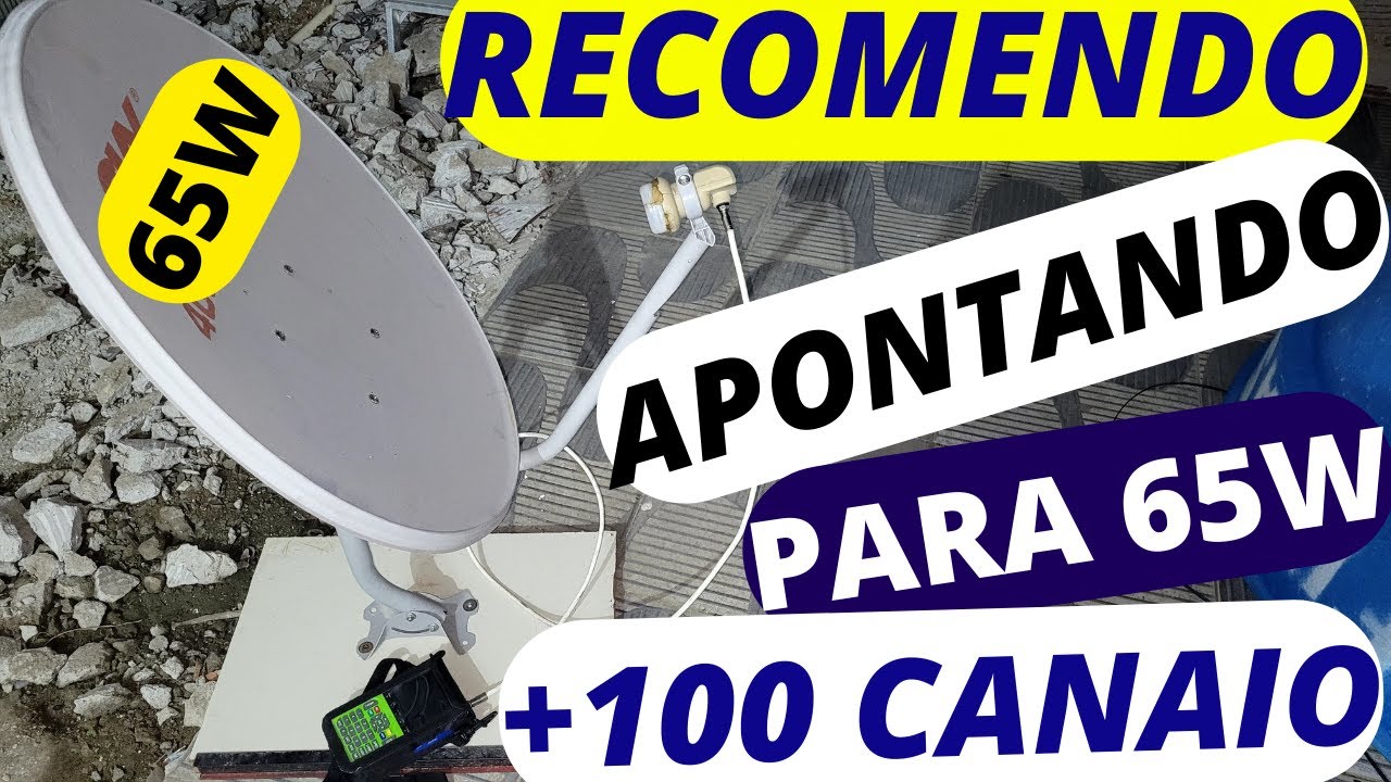 ☑ RECOMENDO O 65W APONTAMENTO