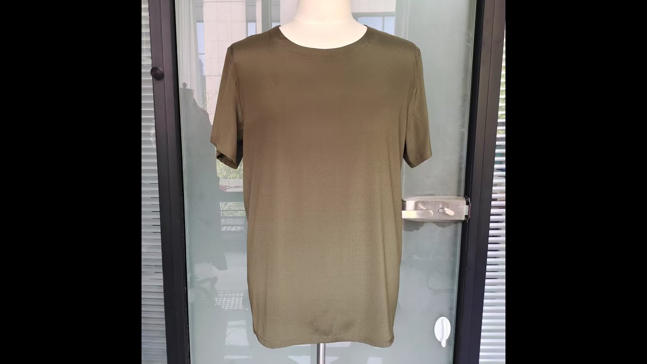 Custom Made Silk T Shirt #silkclothing #silkmaterial #silktop #bestfashion #coolfashion #cooltees