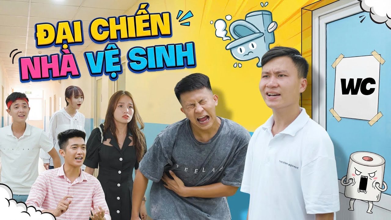 ĐẠI CHIẾN NHÀ VỆ SINH | Đại Học Du Ký - Phần 199 | Phim Ngắn Siêu Hài Hước Gãy TV