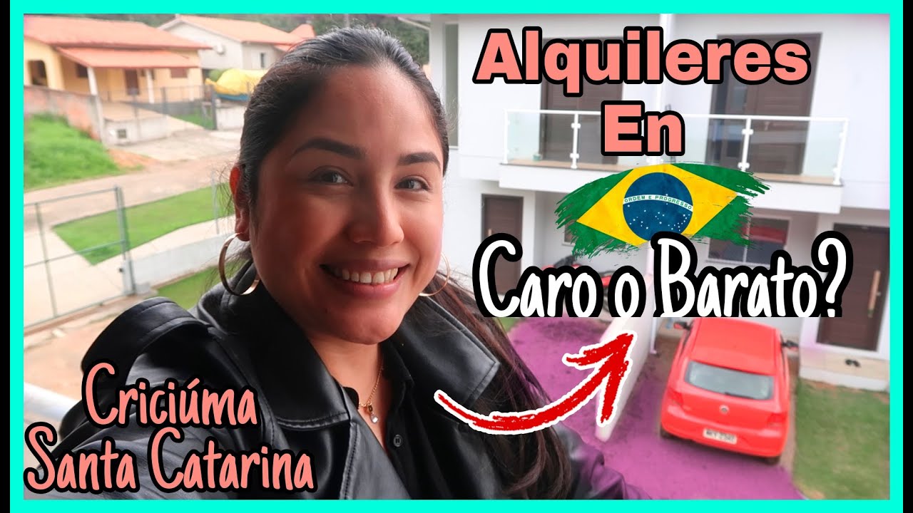 CASAS PARA ALQUILAR EN BRASIL CON  INMOBILIARIA| CARO O BARATO?| CRICIÚMA-SANTA CATARINA