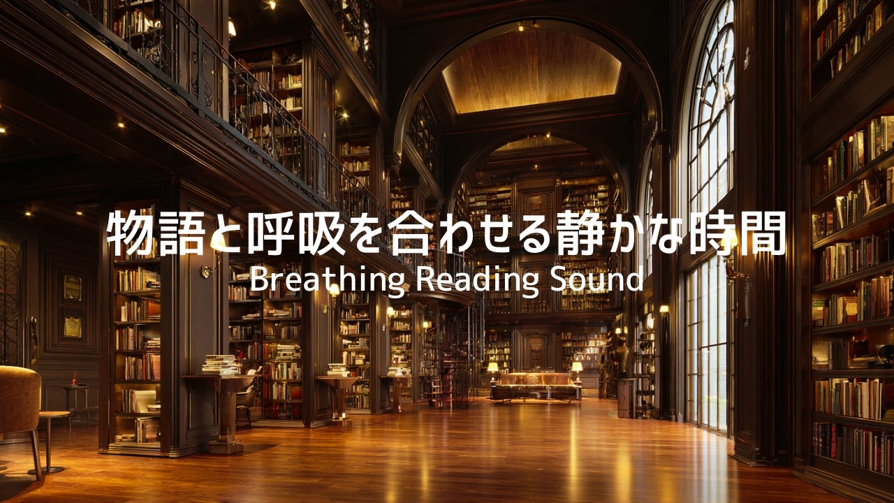 【読書用BGM】物語と呼吸を合わせる静かな時間｜Breathing Reading Sound
