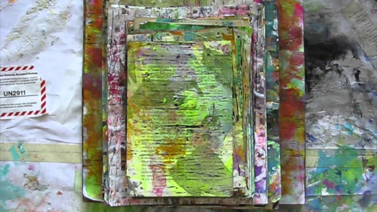 Painted Paper Flip-Through