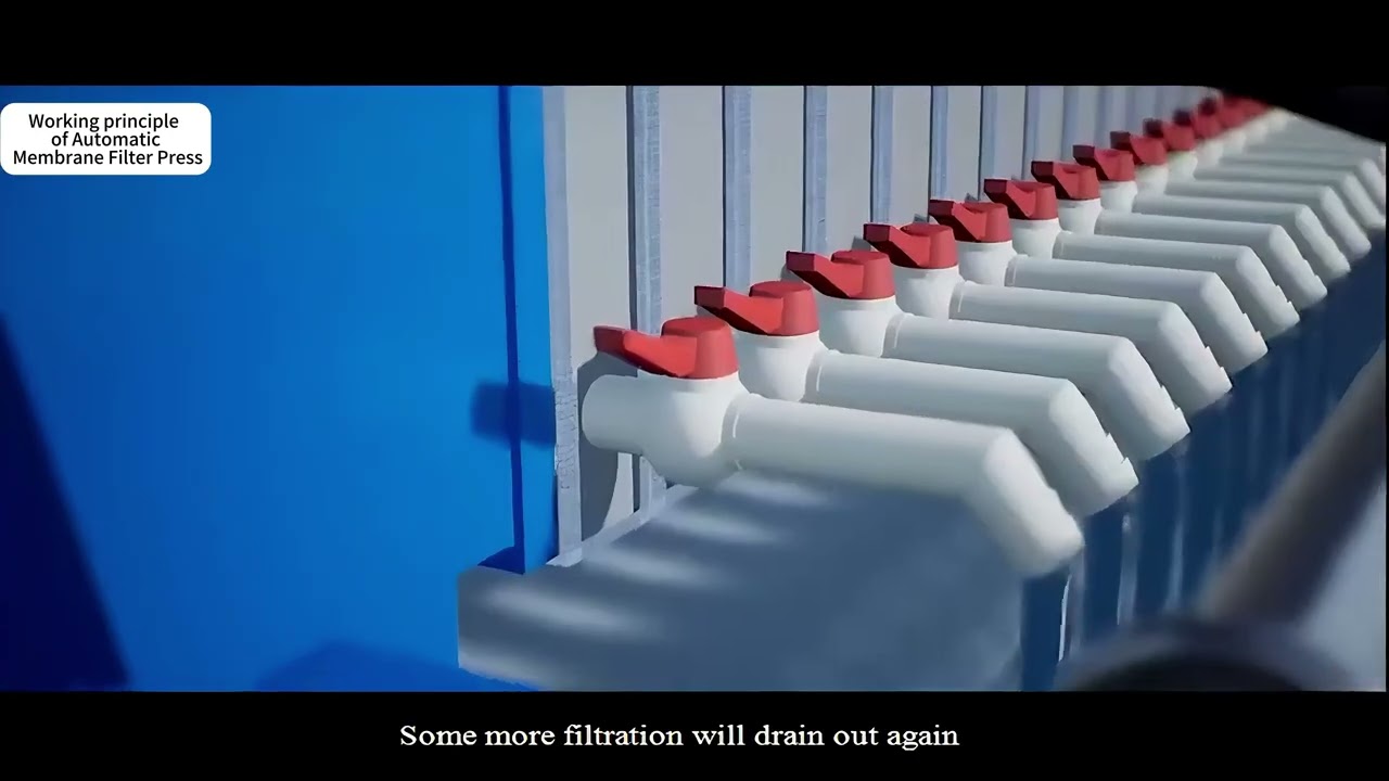 Working principle of automatic chamber filter press 
