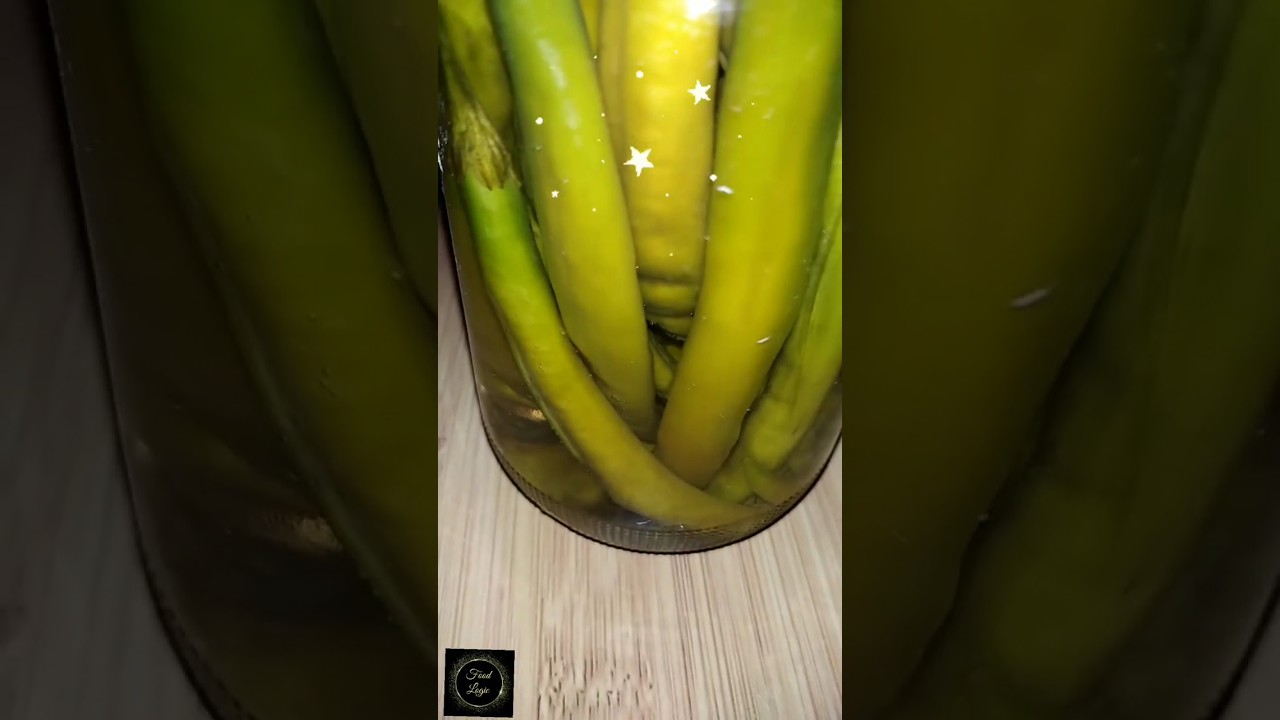 Green Chilli Pickle in Vinegar #Short