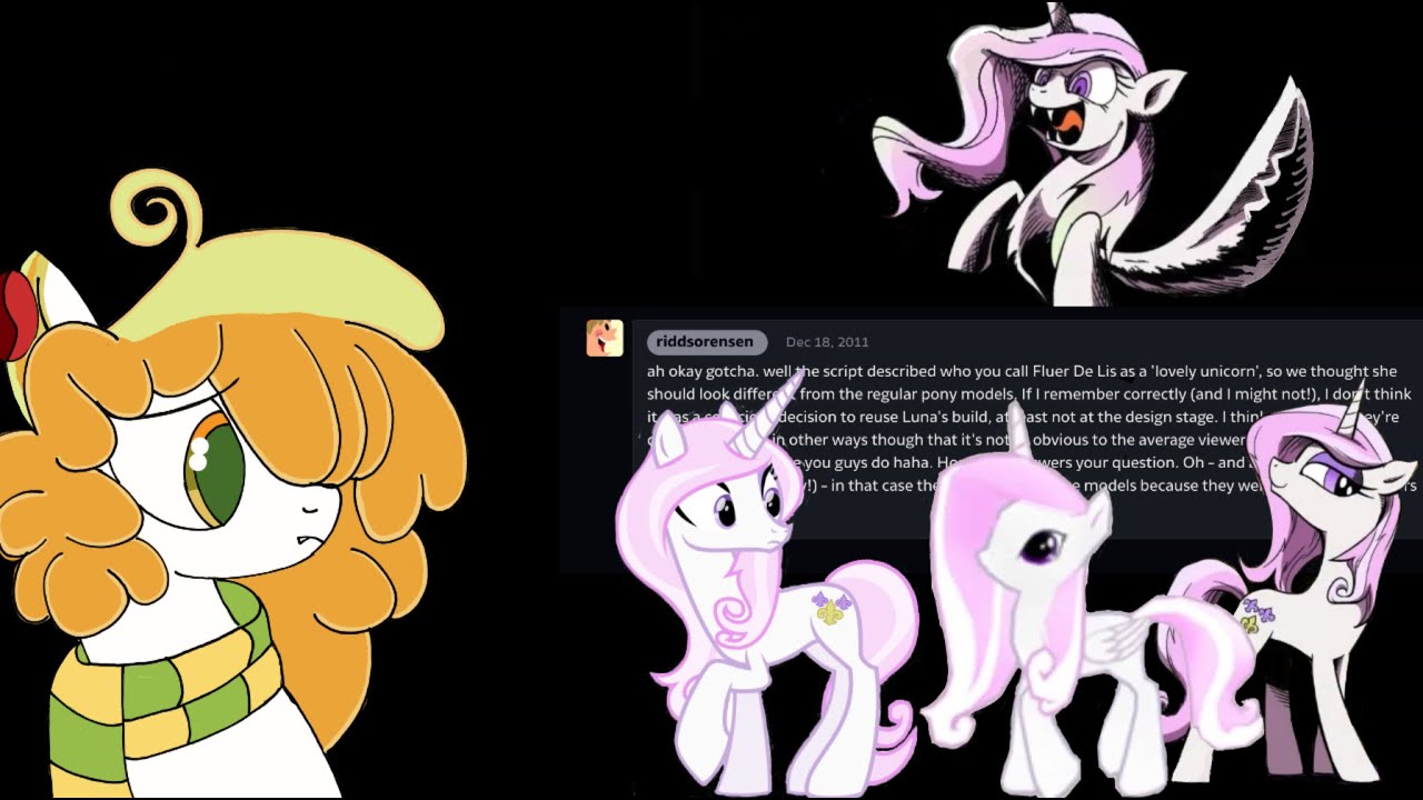 the confusing story of the most beautiful background pony Fleur de lis