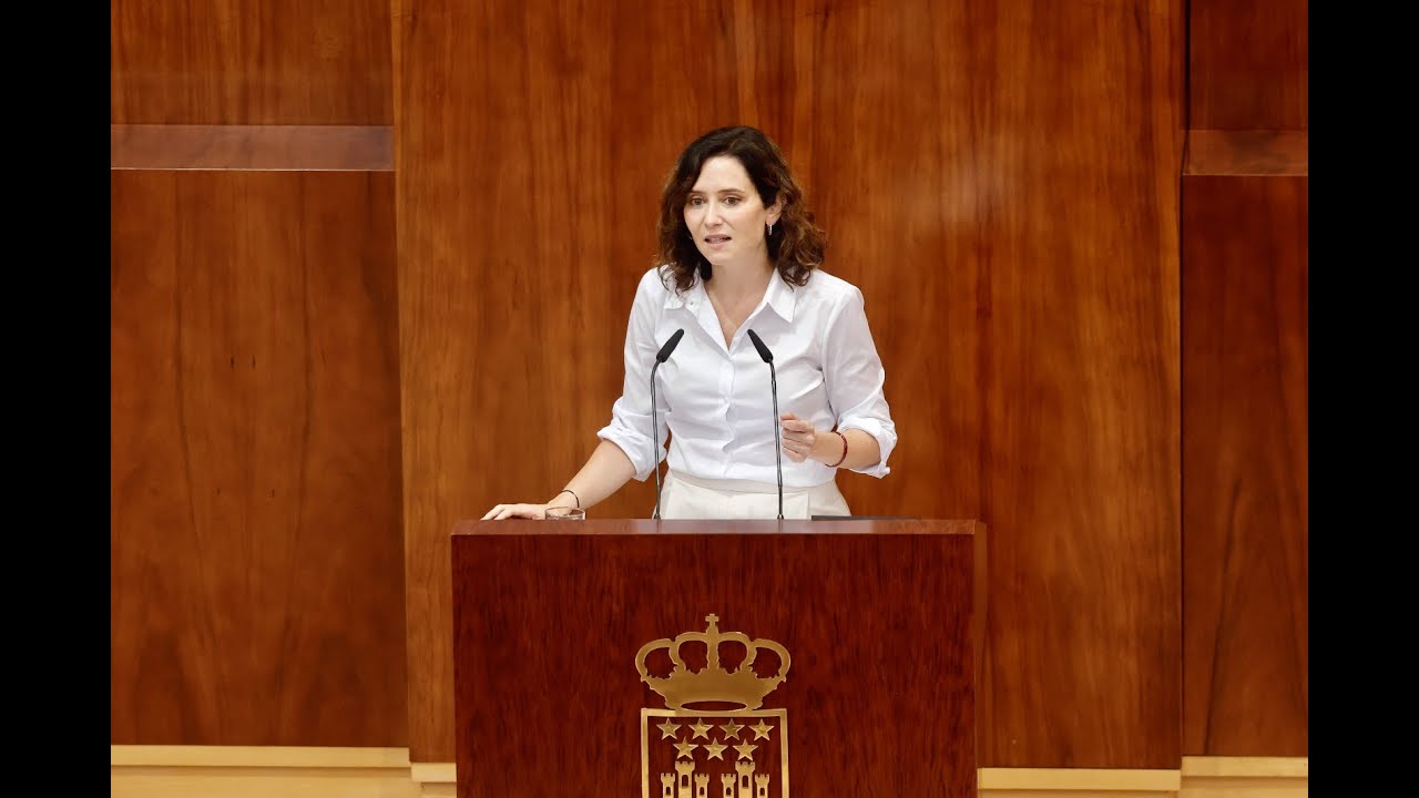 Réplica de la presidenta de la Comunidad de Madrid, @idiazayuso, en el #DER2025Madrid