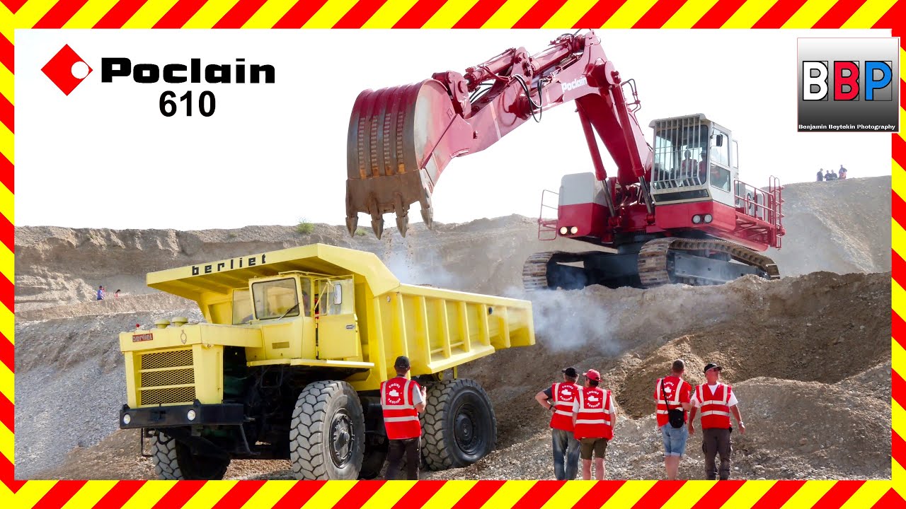 Poclain 610 + Berliet T 45 U, Engins Passion 2022.