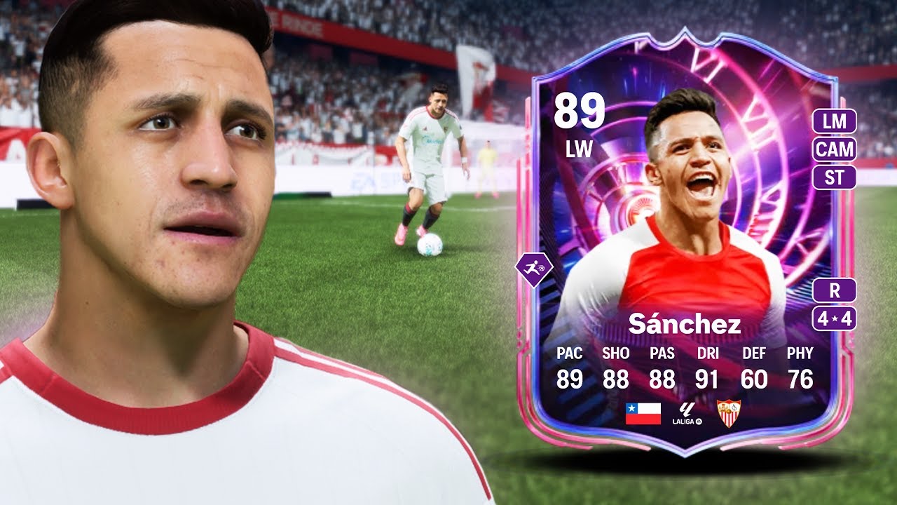 Обзор игрока Алексиса Санчеса в задании Time Warp SBC в FC 26: 89 | FC 26 Ultimate Team