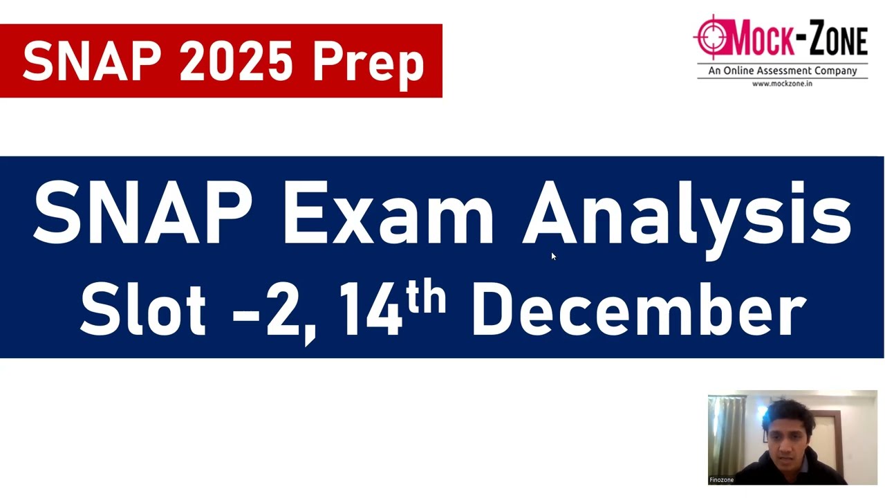 Анализ результатов первого этапа экзамена SNAP 2025 — слот 2, 14 декабря || Зона пробных экзаменов