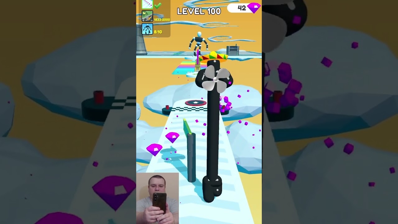 Tall Man Run❗Level 100❗#shorts #games #tallmanrun