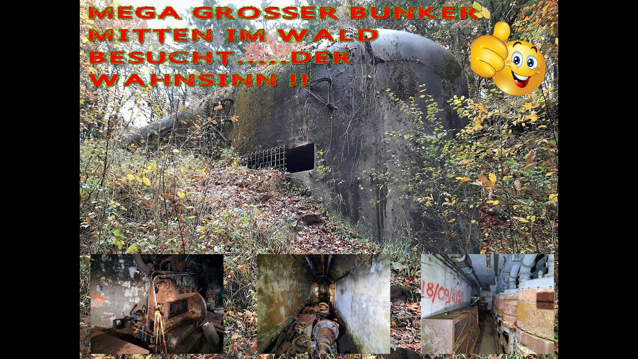 Sehr grosser und unheimlicher Bunker der Maginot Linie besucht!!!!