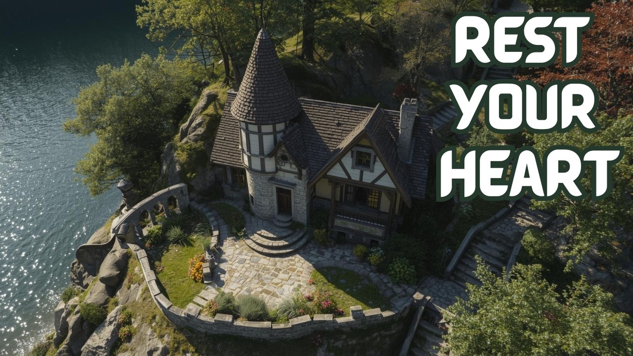 Imagine a Fairytale Stone House by the Lake | 5 Minute Healing Meditation