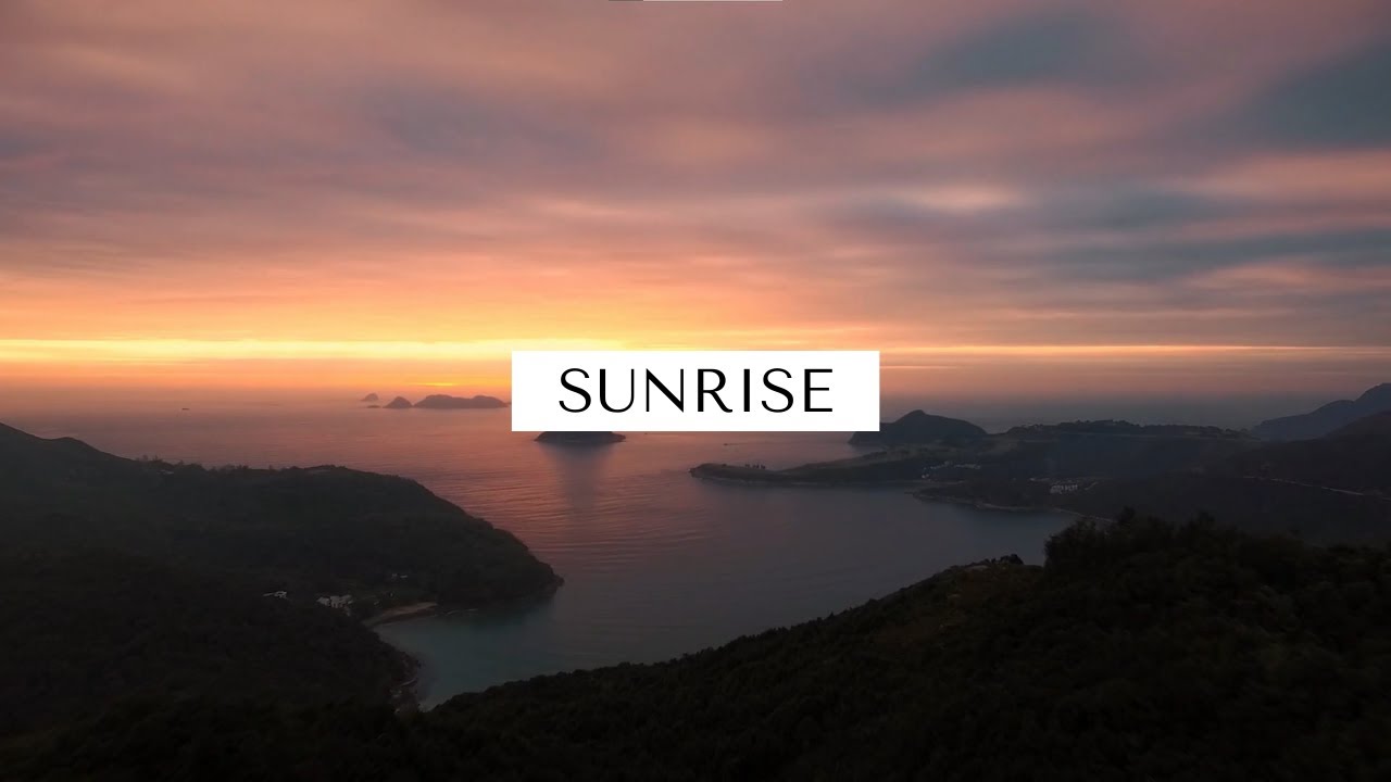 Free Drone Stock Footage of Sunrise & Sunset | No Copyright Video of Sunrise With Free Calm Music