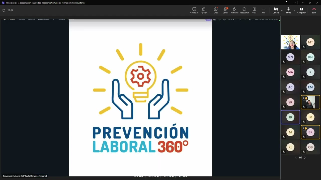 Principios de la capacitación en adultos- Programa Gratuito de formación de instructores