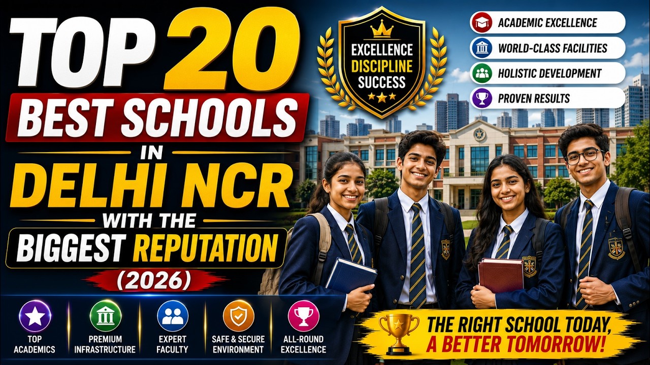 Top 20 Best Schools in Delhi NCR with the BIGGEST Reputation (2026)