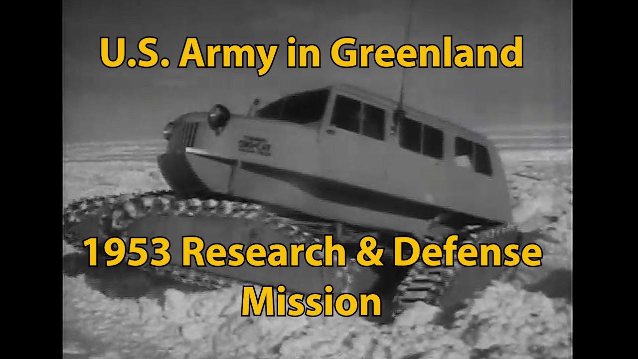 U.S. & Denmark Cooperating in Greenland - 1953 US Army Film "Ice Cap"
