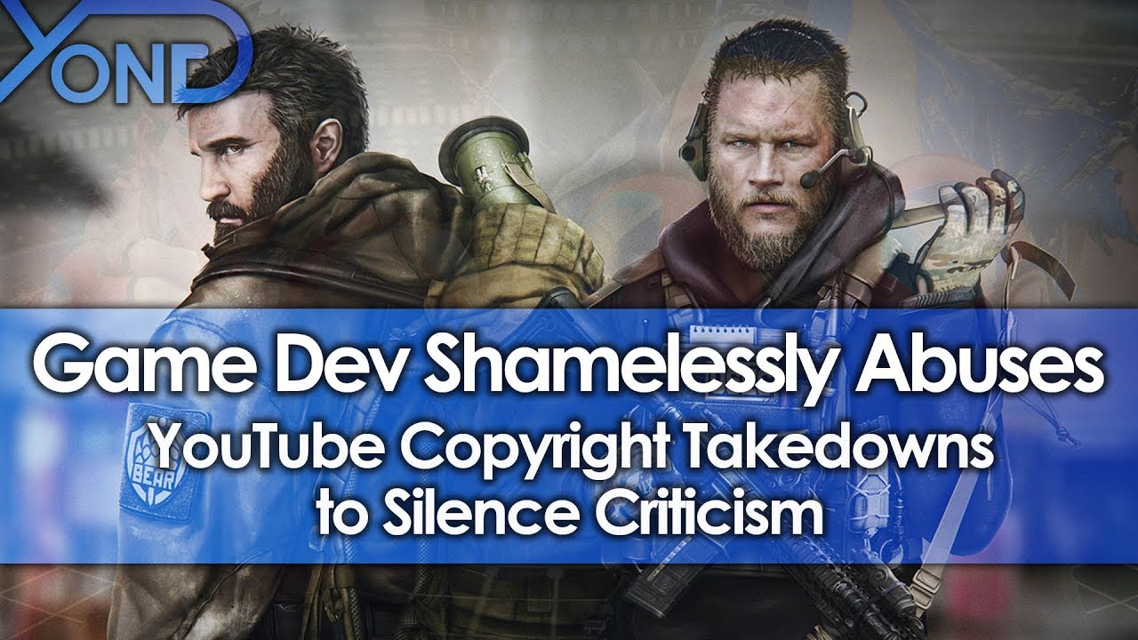 Game Dev Shamelessly Abuses YouTube Copyright Takedowns to Silence Criticism