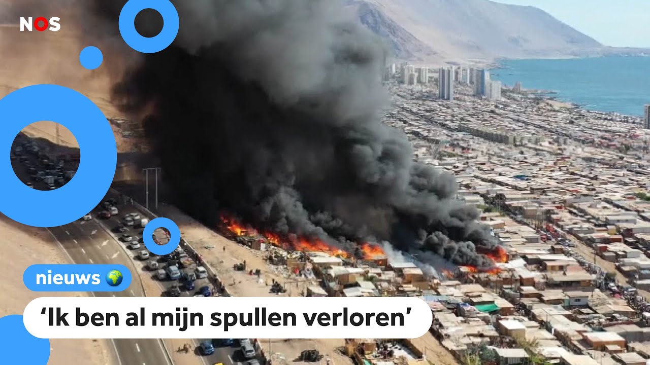 Honderd huizen verwoest door brand in arme wijk