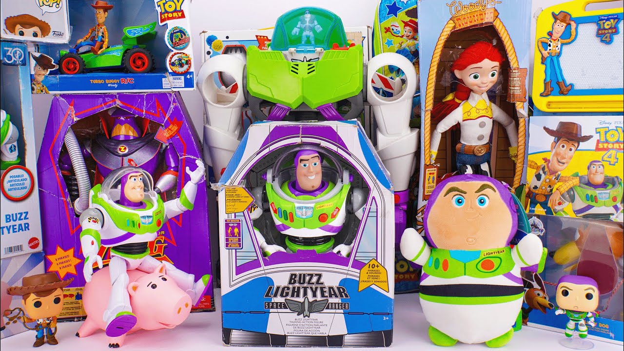 Unboxing Disney Pixar Toy Story toy collection ASMR | Buzz Lightyear Toy Collection