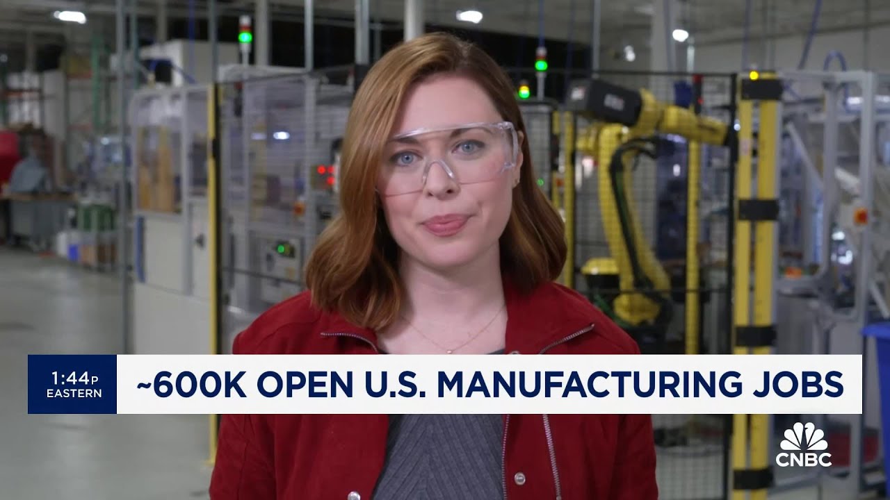Half of manufacturing jobs can go unfilled by 2030: Here's what you need to know