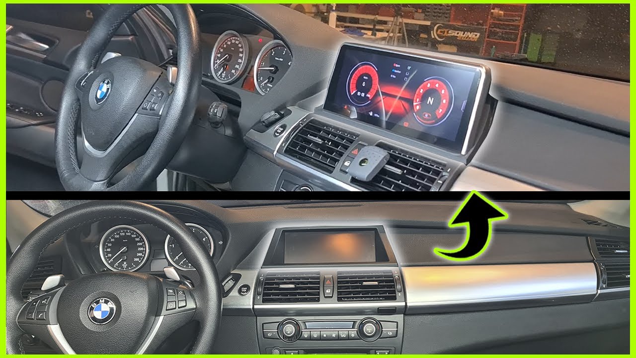 COMO instalar una radio ANDROID CHINA👲 en un COCHE de alta GAMA- BMW X6