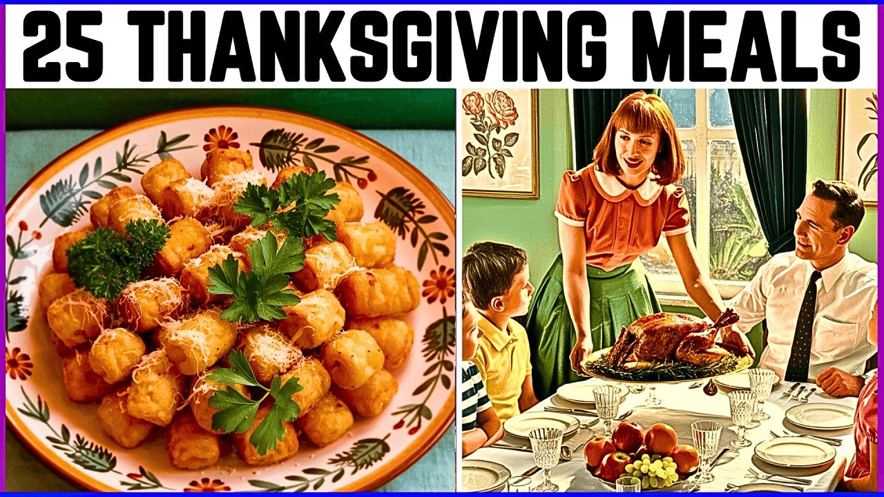 25 Forgotten Old Fashioned Thanksgiving Treats No One Makes Anymore!