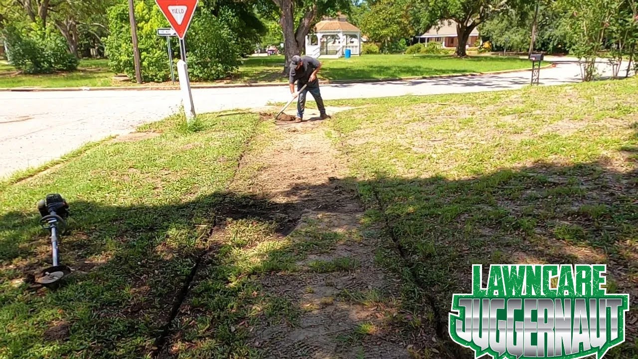 (lost footage) He TOLD me that the SIDEWALK has been COVERED his ENTIRE LIFE