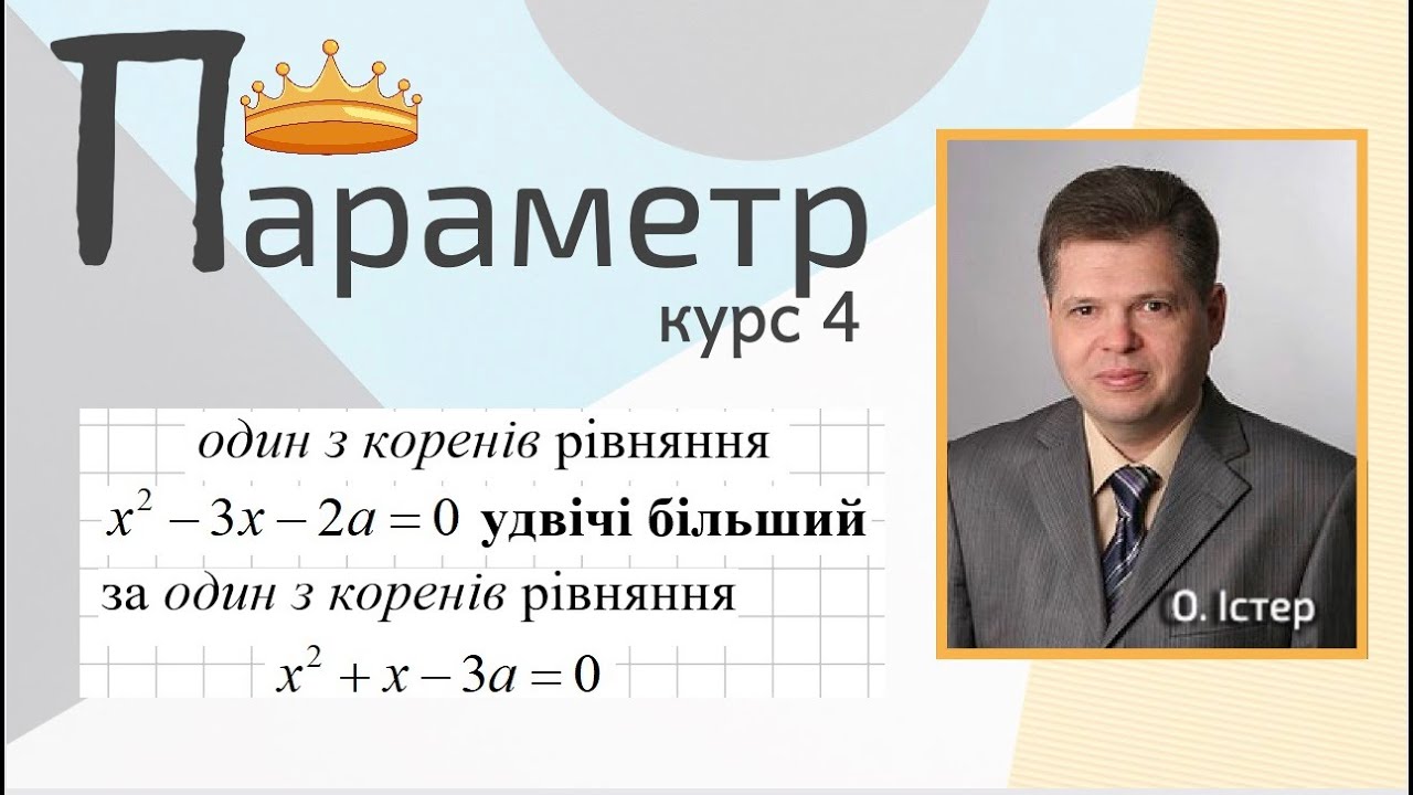 Урок 4.15. Квадратні рівняння з параметром (тип 2)