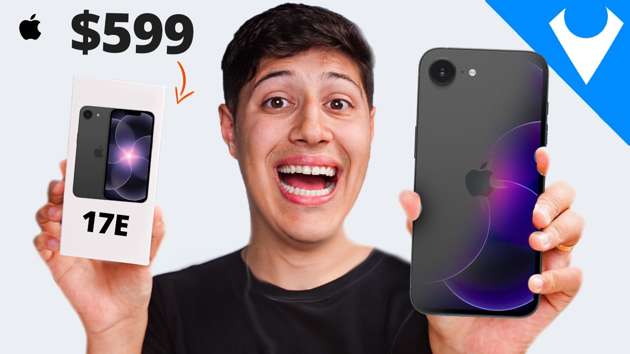 Chegou! novo iPhone 17e O iPhone BARATINHO Vale a pena? UNBOXING