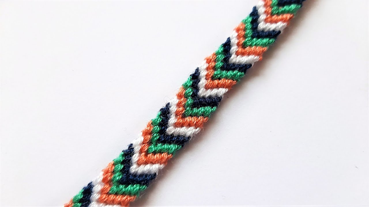Bratarile prieteniei (friendship bracelets) - modelul in V