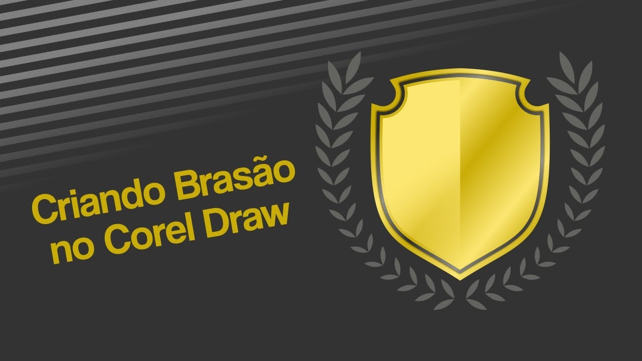 Criando Brasão no Corel Draw - Tutorial criar escudo no Corel Draw