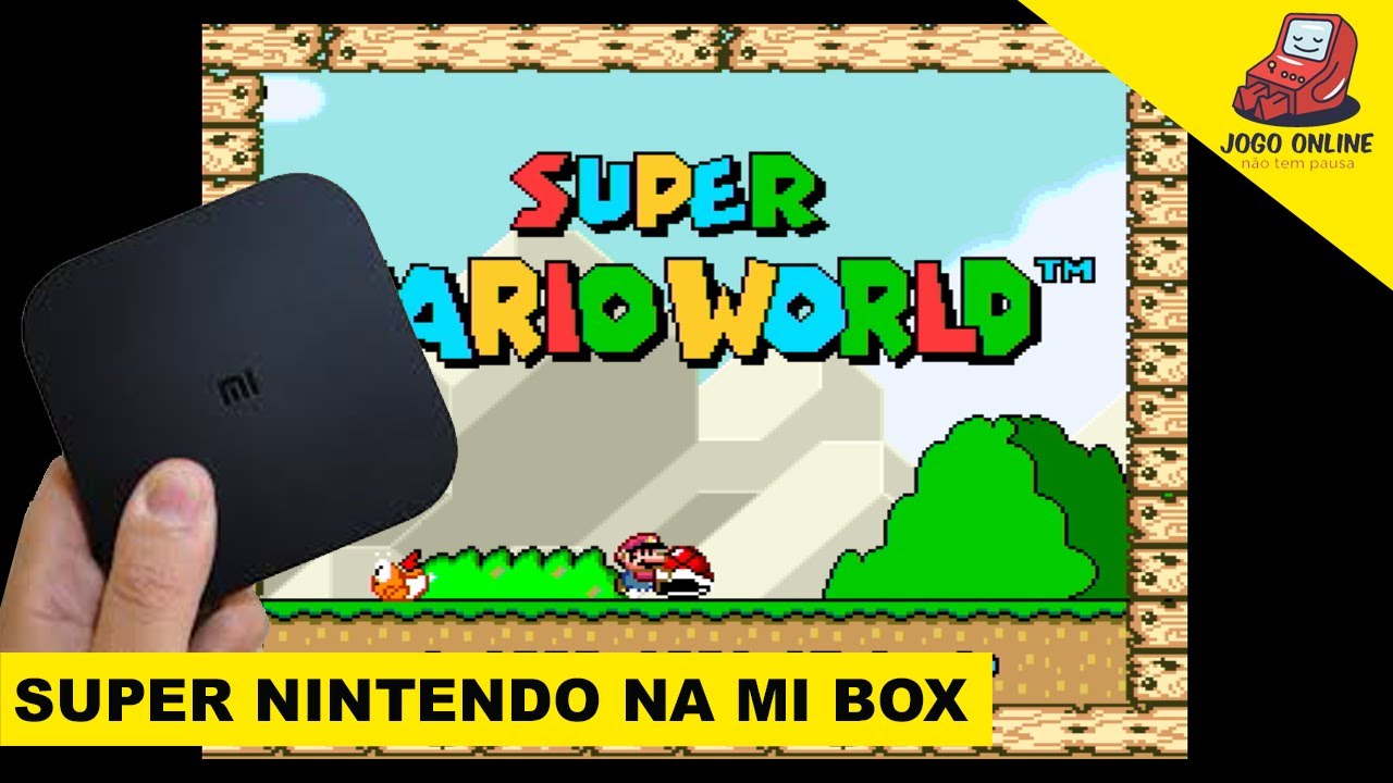 Jogando Super Nintendo na Mi box