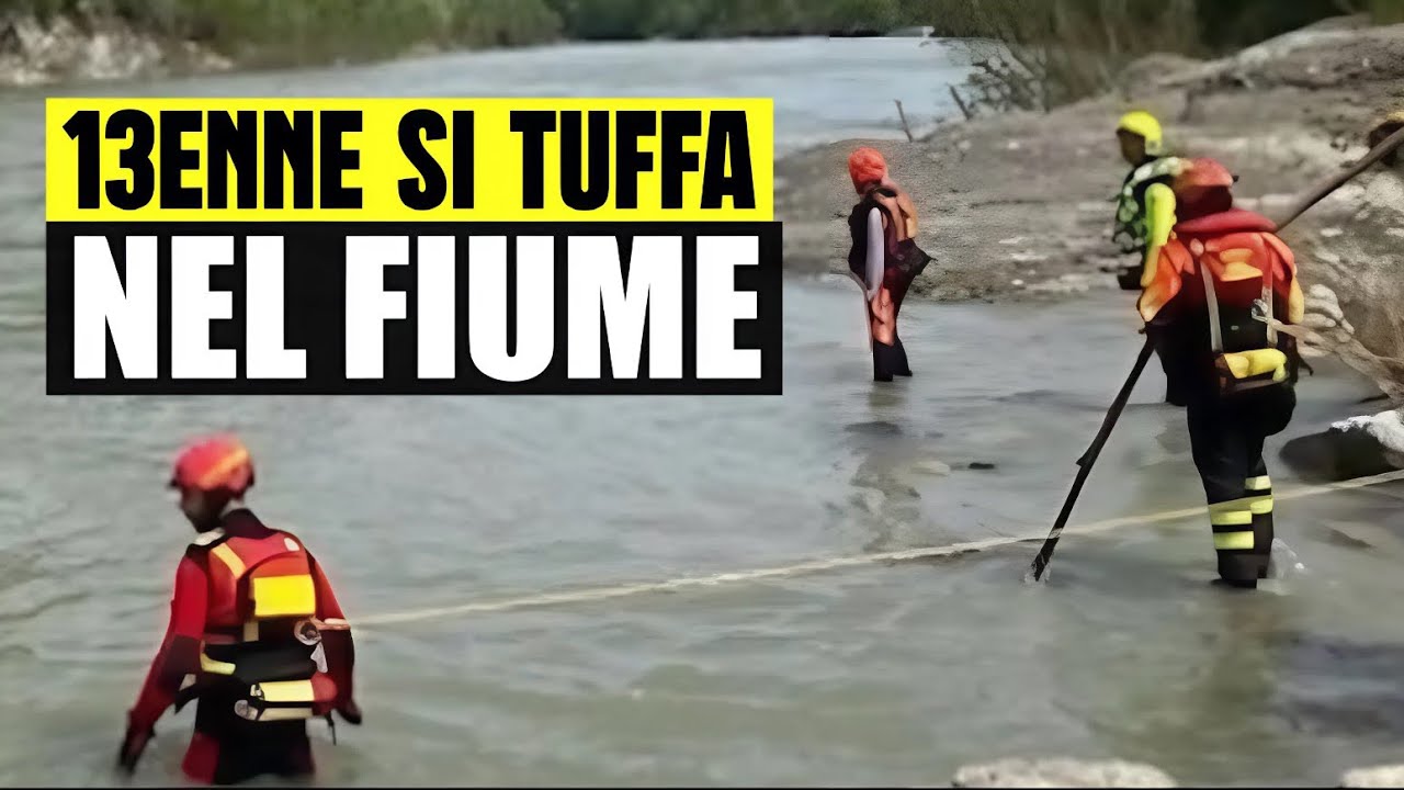 ULTIM&rsquo;ORA 13EMNE SI TUFFA NEL FIUME  SECCHIA DAVANTI AGLI AMICI E MUORE ANNEGATO:DRAMMA NEL REGGIANO