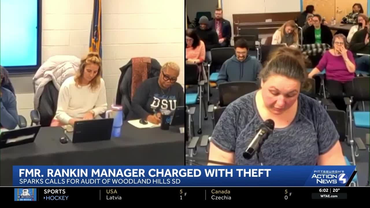 Former Rankin Manager, Woodland Hills School District Board President charged with theft