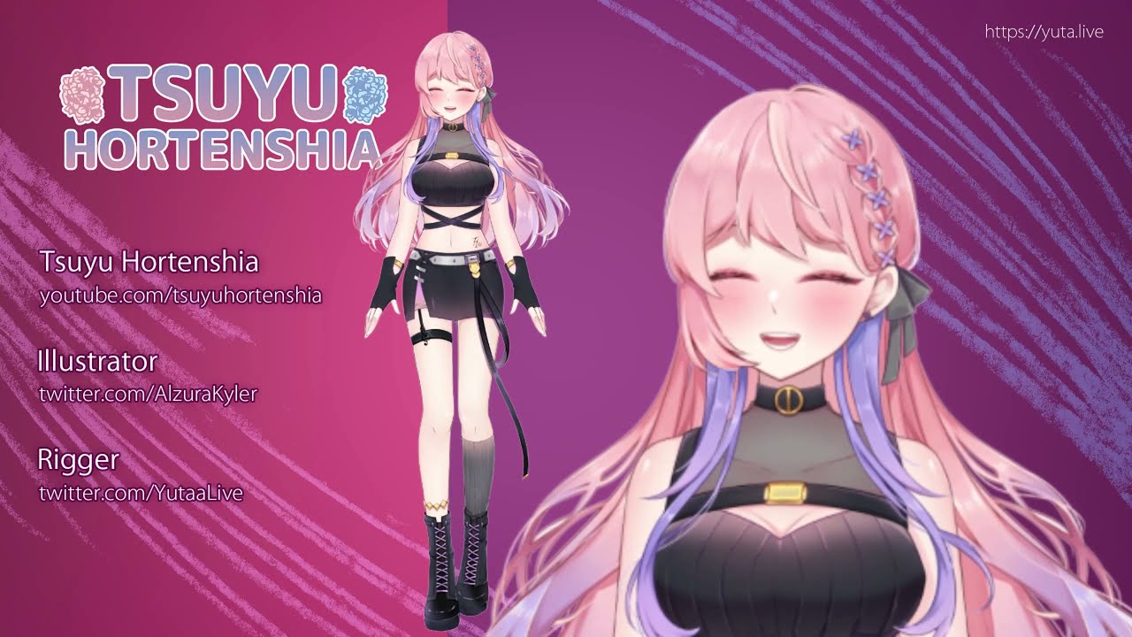 Live2D Showcase: Tsuyu Hortenshia 【Yume Reality】