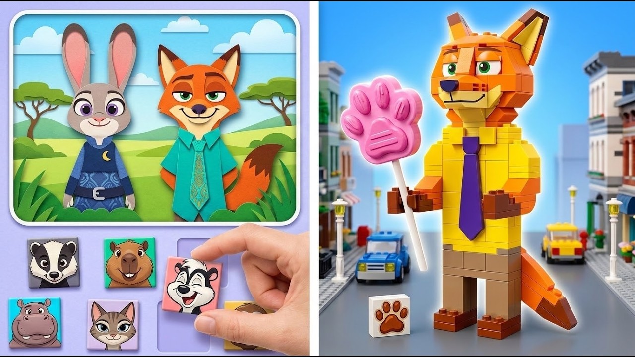 Create Your Own Zootopia Adventure! DIY GameBook Fun