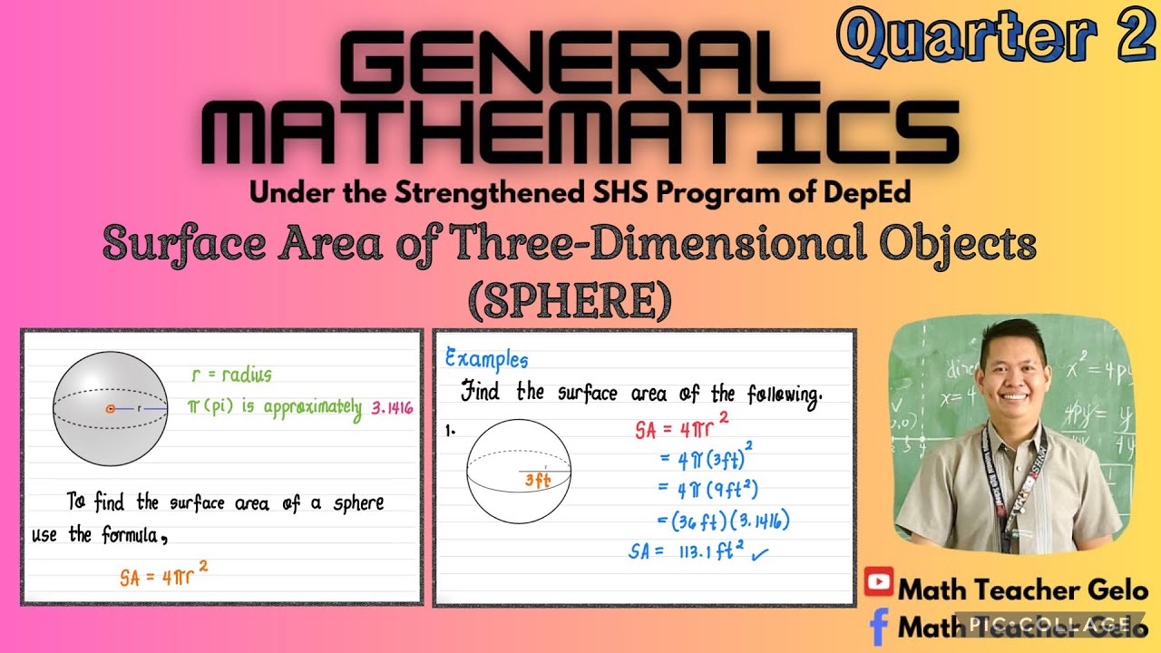 КАК НАЙТИ ПЛОЩАДЬ ПОВЕРХНОСТИ ТРЕХМЕРНЫХ ОБЪЕКТОВ? | Площадь поверхности сферы