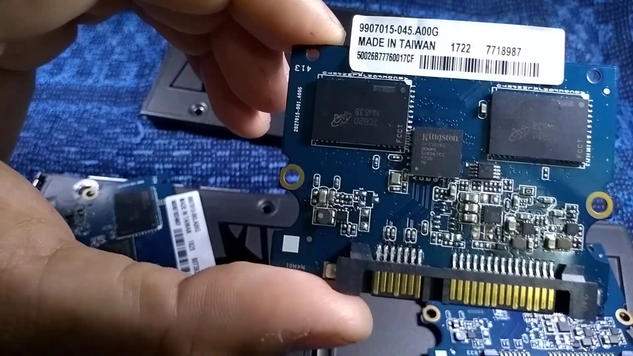 SSD POR DENTRO / ABERTO - Kingston A400 120GB & 240GB /// Inside a Kingston A400 120GB & 240GB SSD